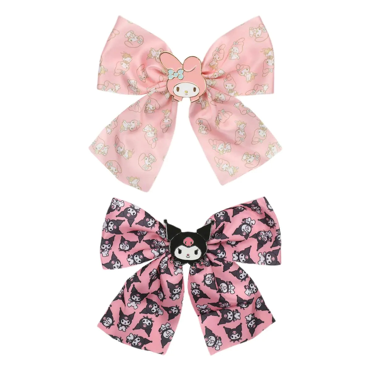My Melody & Kuromi 2-Piece Hair Clip Bows Set kids