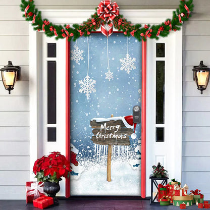 Christmas Themed Door Decoration garden
