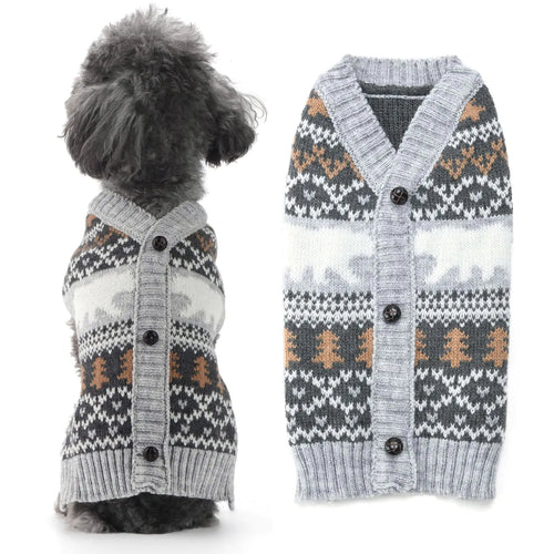 Polar Bear V-Neck Knit Pet