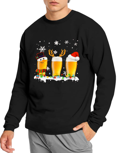 Festive Comfort Men_ ’s Christmas Long Sleeve Tee XL