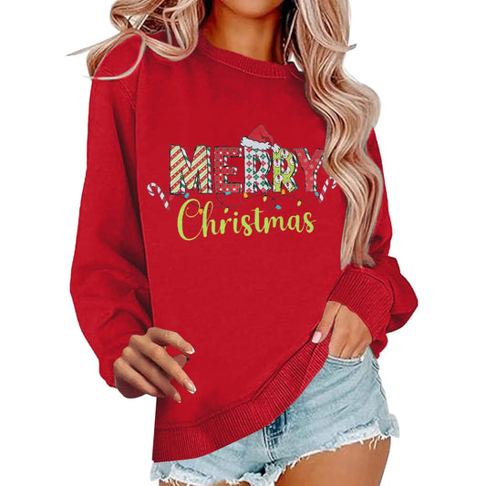 Festive Foliage Women 's Christmas Sweatshirt