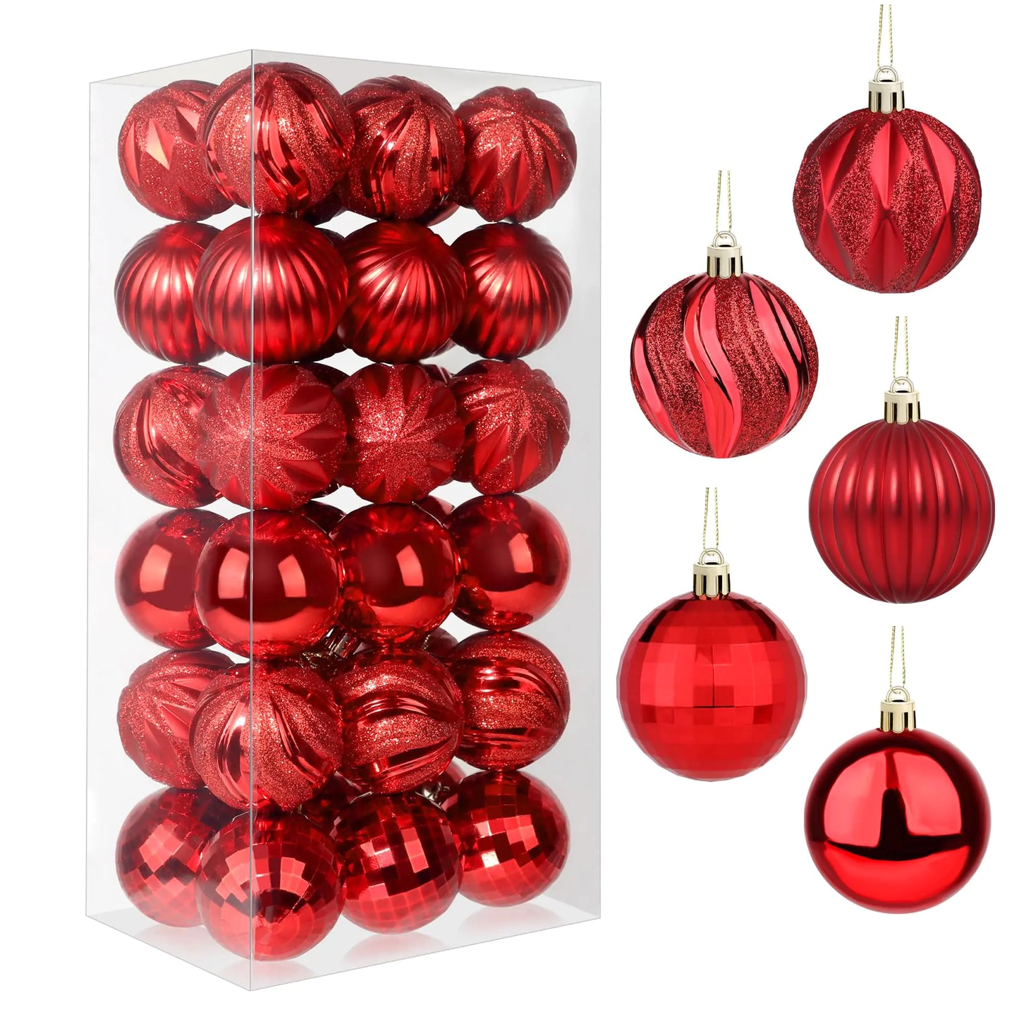 Annecy Christmas Ball Ornaments 36 PCS 2.36 Inch