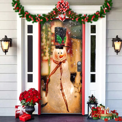 Christmas Themed Door Decoration garden
