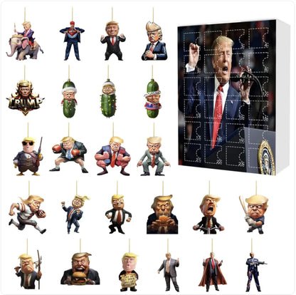 Donald Trump Christmas Countdown 24-Day Advent Calendar Blind Box