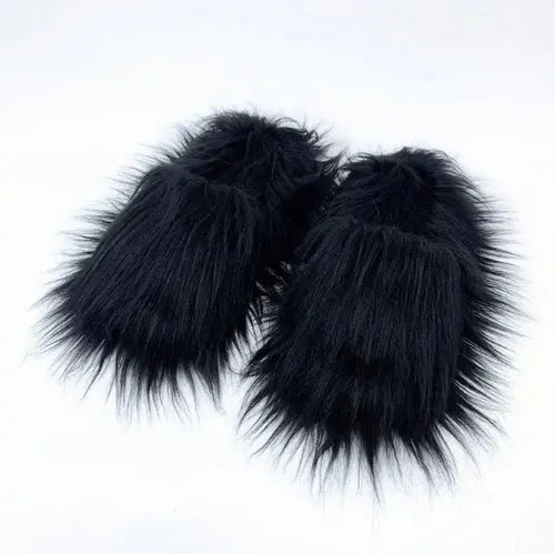 Sheep Long Hair Woolen Slipper men women_