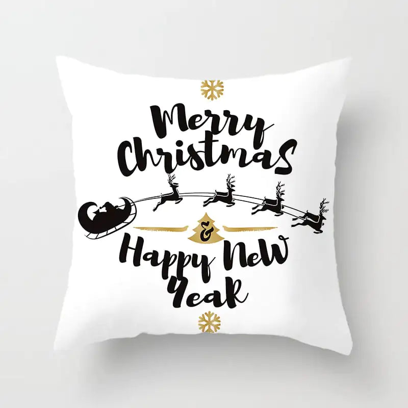 Merry Christmas Decorative Pillowcase
