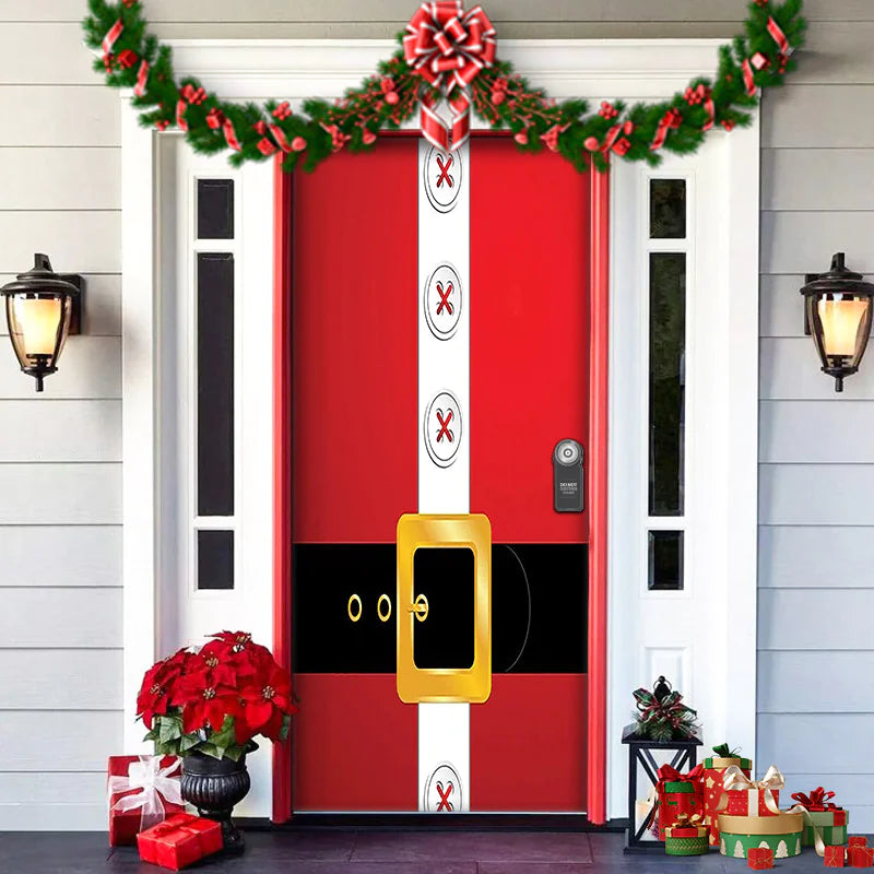 Christmas Themed Door Decoration garden