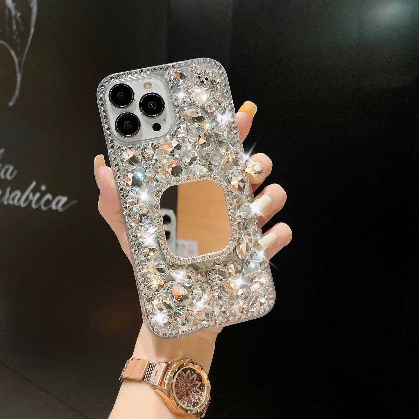 Transparent Starry iPhone Case_