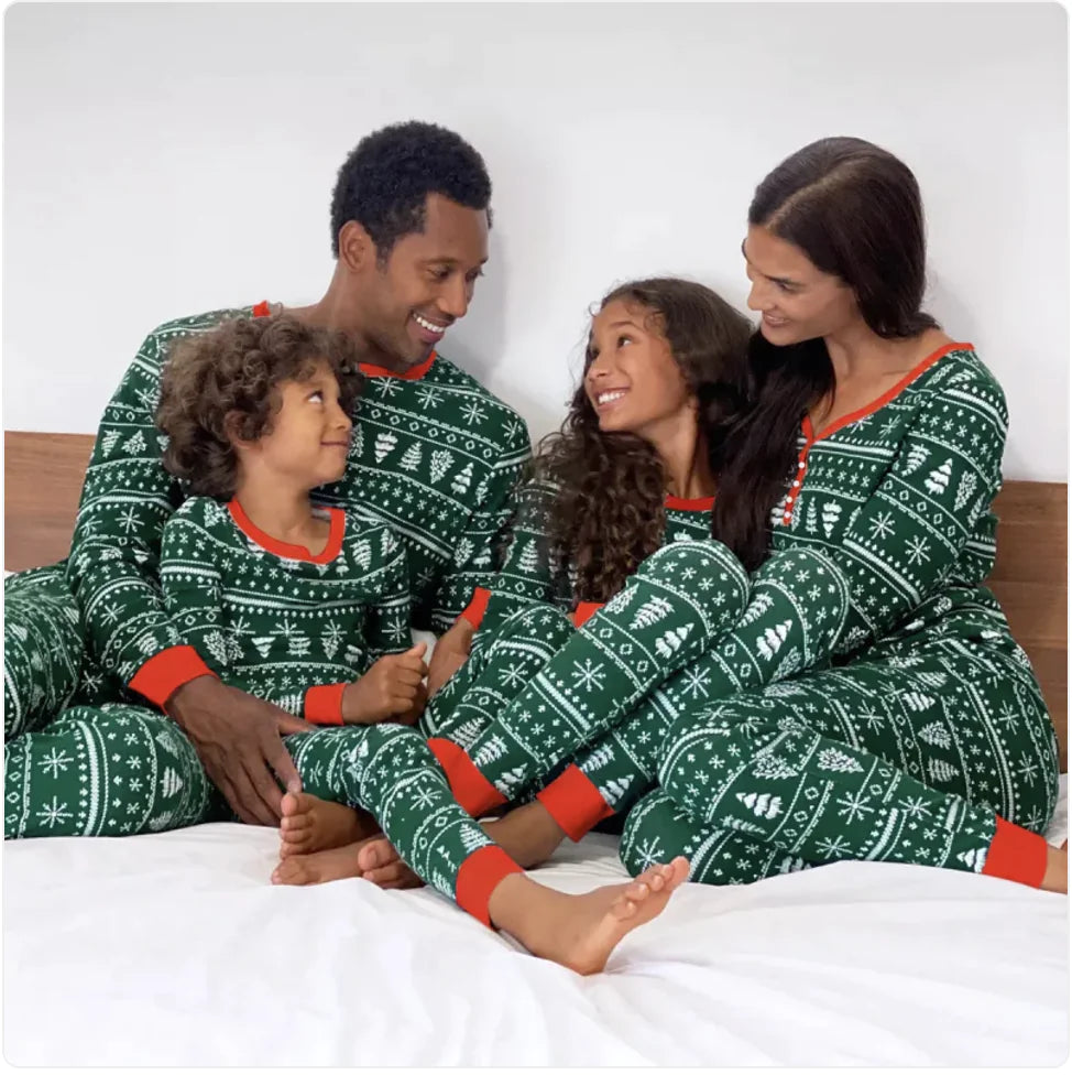 Christmas Matching Family Pajama Set women men_ kid