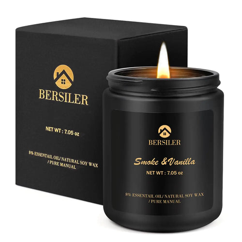 Vanilla Sandalwood Aromatherapy Candle for Men_