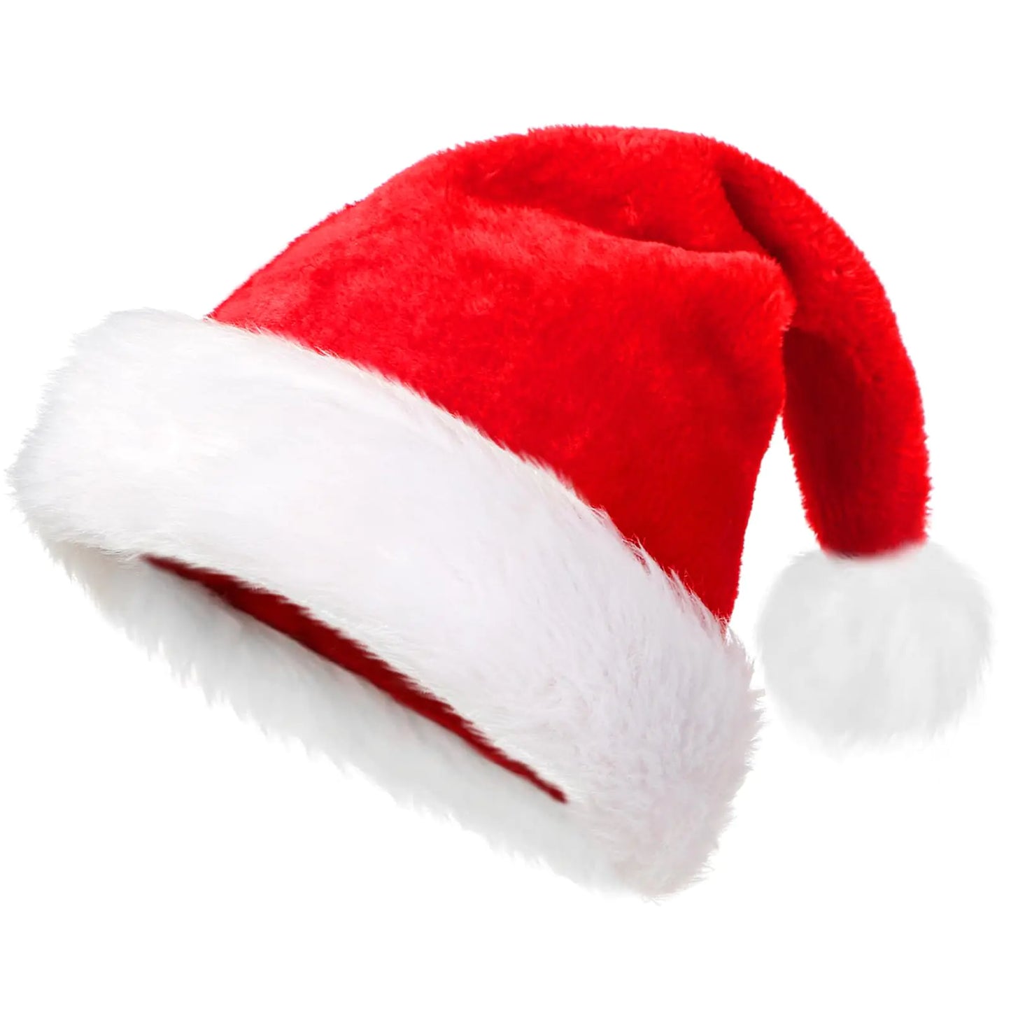Velvet Comfort Santa Hat for Christmas and New Year