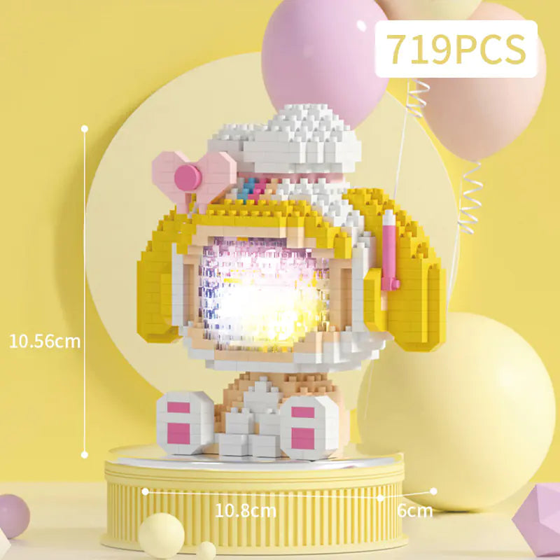 LEGO-Compatible Panda Astronaut Toy for Kids