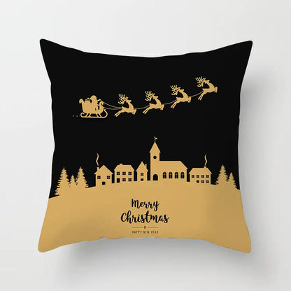 Merry Christmas Decorative Pillowcase