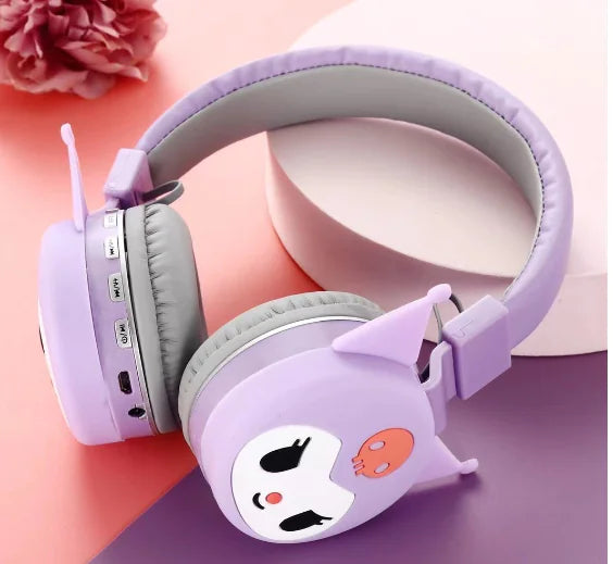 Kuromi AH-806Y Wireless Bluetooth Headphones for Kids