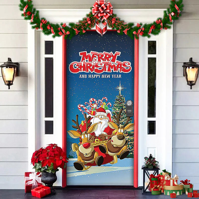 Christmas Themed Door Decoration garden