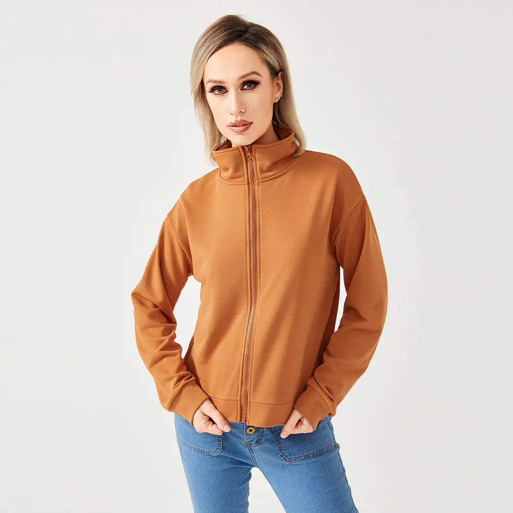Women 's Zipper Sweatshirt