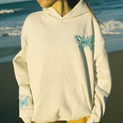 Embroidered Pullover Sweatshirt women