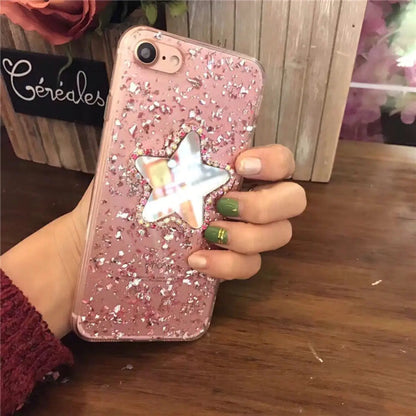 Transparent Starry iPhone Case_