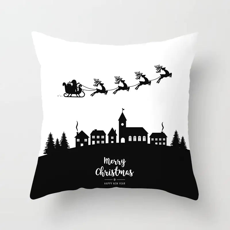 Merry Christmas Decorative Pillowcase
