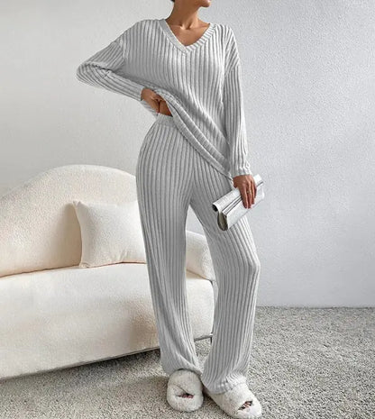 Knitted Two Piece Set Outfit women