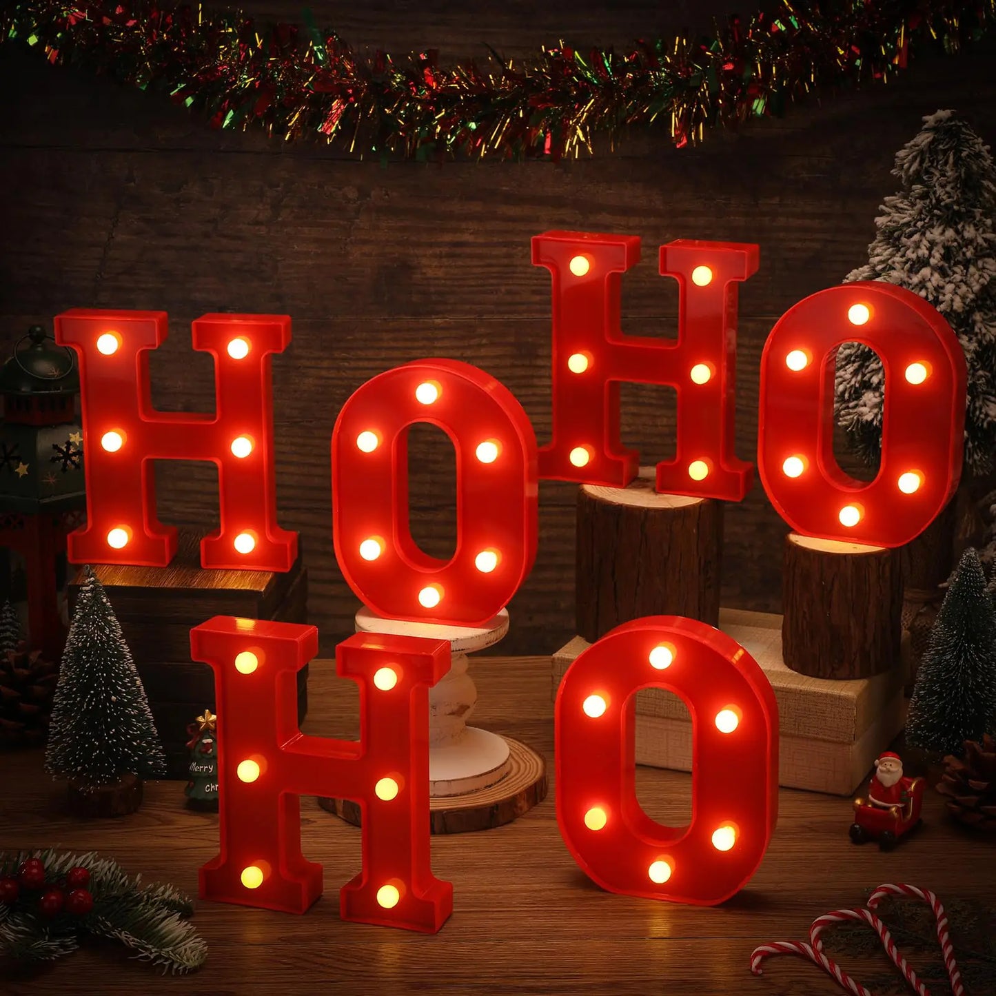 Christmas LED Letter Lights Decoration