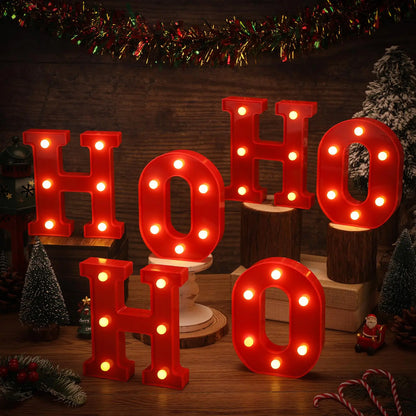 Christmas LED Letter Lights Decoration