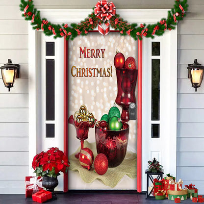 Christmas Themed Door Decoration garden