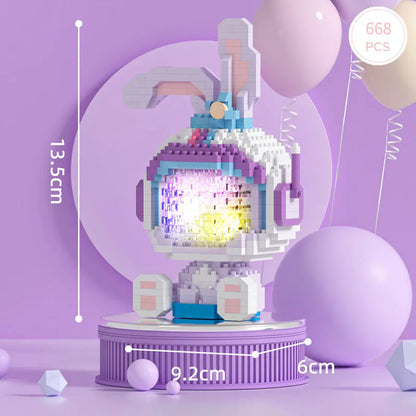 LEGO-Compatible Panda Astronaut Toy for Kids