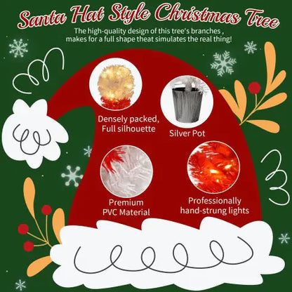 Lighted Christmas Tree Set Of 2, For Decoration Inside And Outside lights