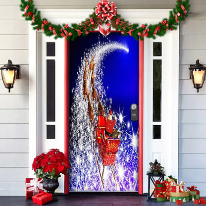 Christmas Themed Door Decoration garden