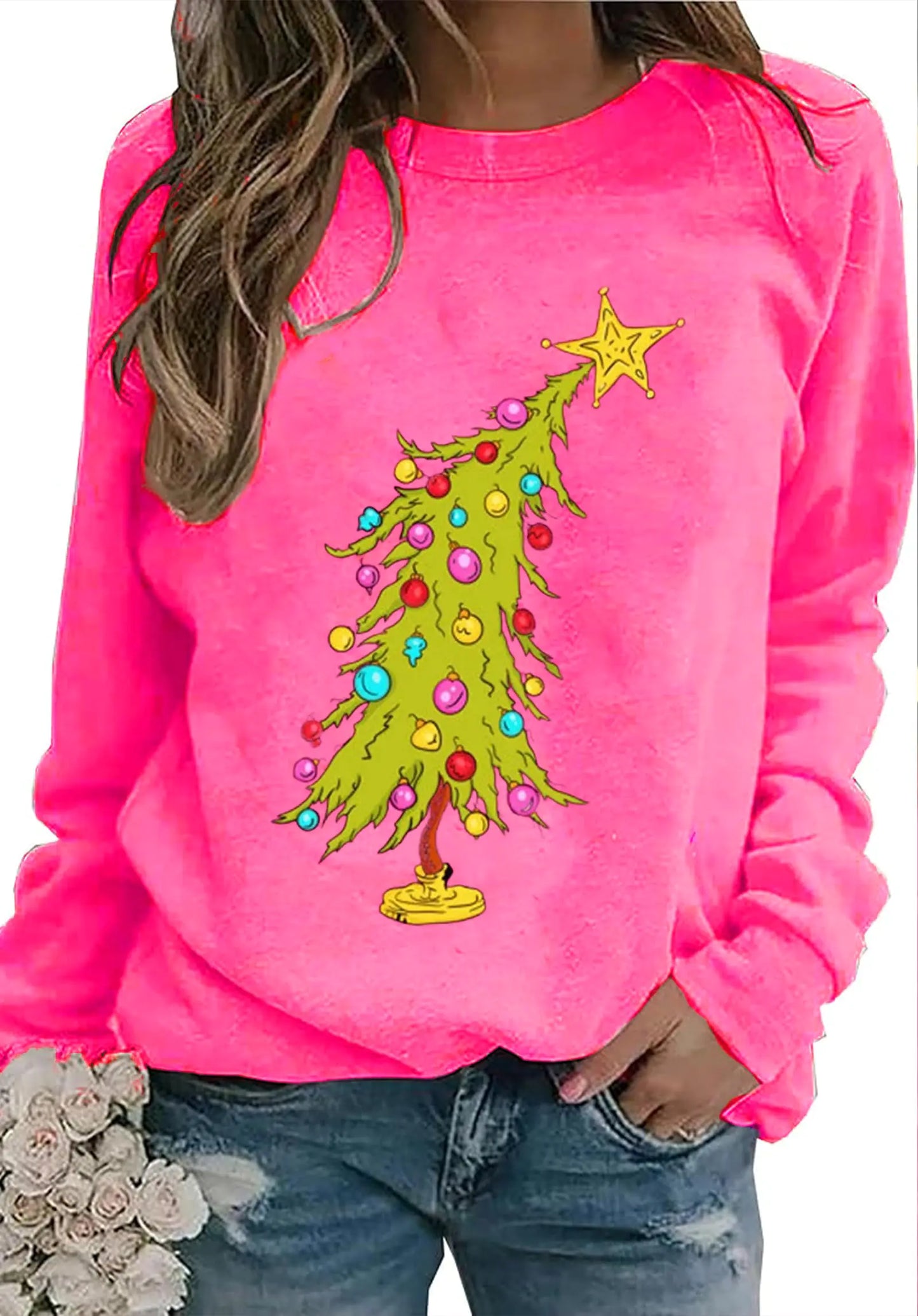 Christmas Tree Sweatshirt: Christmas Sweatshirts for Women