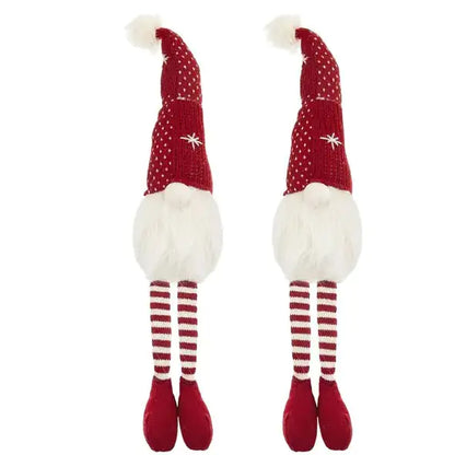 Festive Gnome Pair for Holiday Decoration
