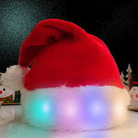 Festive LED Santa Hat