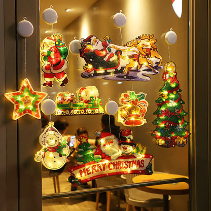 Christmas LED Suction Cup Lights decoration