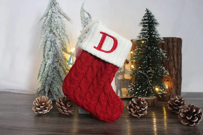 Knitted Christmas Letter stocking