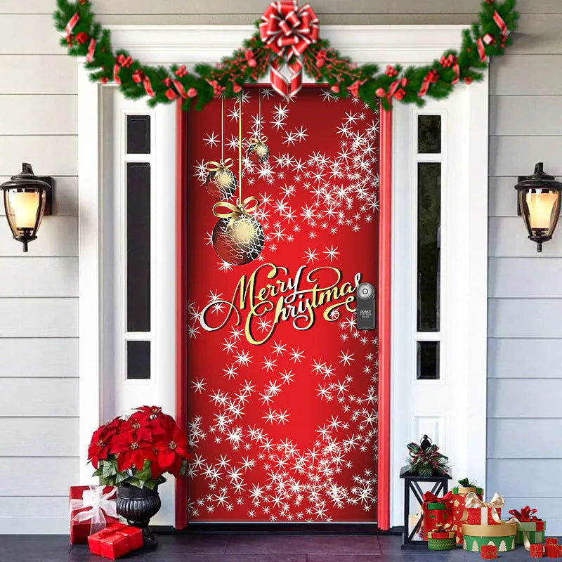 Christmas Themed Door Decoration garden