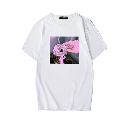Anime Print T-Shirt for Men_
