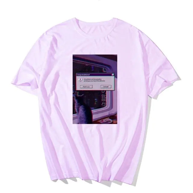 Anime Print T-Shirt for Men_