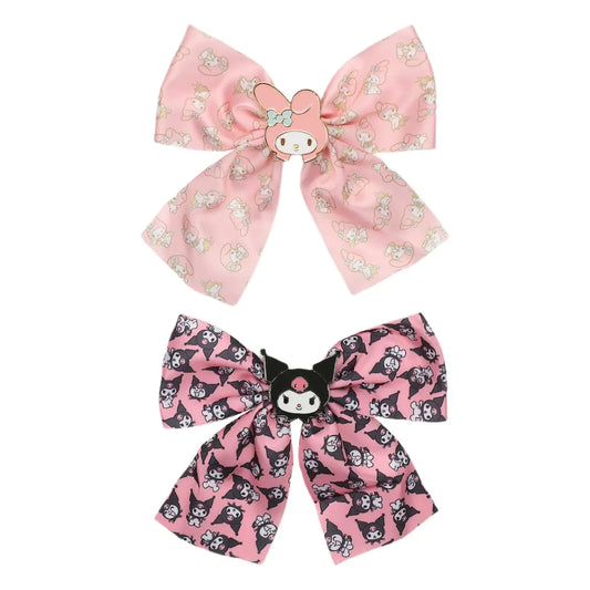 My Melody & Kuromi 2-Piece Hair Clip Bows Set kids