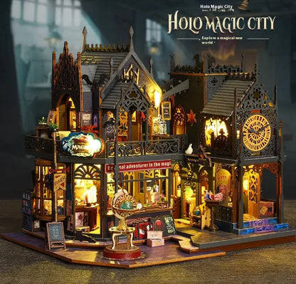 Hand-assembled Villa Model gift men_ women