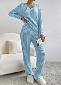 Knitted Two Piece Set Outfit women