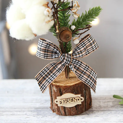 Mini Iron Christmas Tree Table Decoration Piece