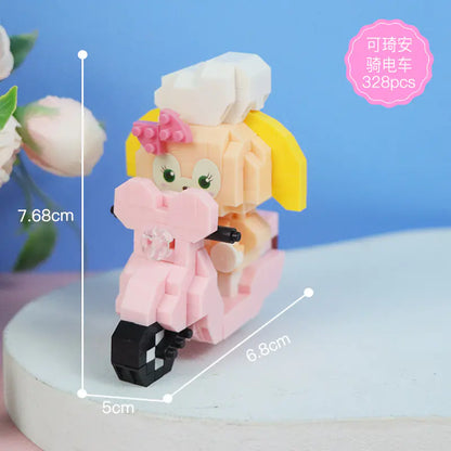 LEGO-Compatible Panda Astronaut Toy for Kids